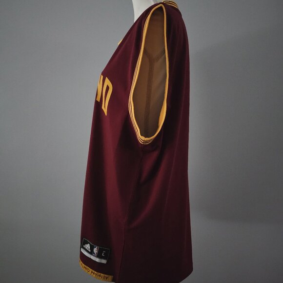 men's ADIDAS #23 polyester LEBRON JAMES cleveland cavaliers SWINGMAN JERSEY - Picture 3 of 11